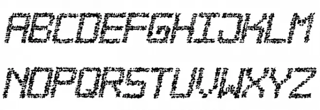 Desgastada tfb 字体 大写