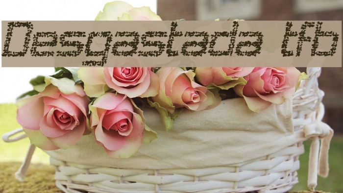 Desgastada tfb Font examples
