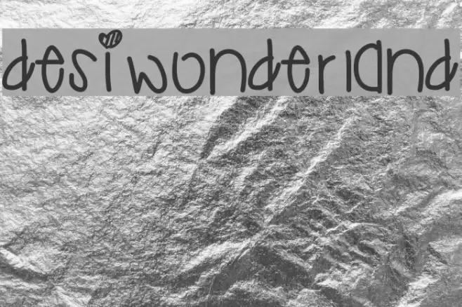 DesiWonderland Font examples