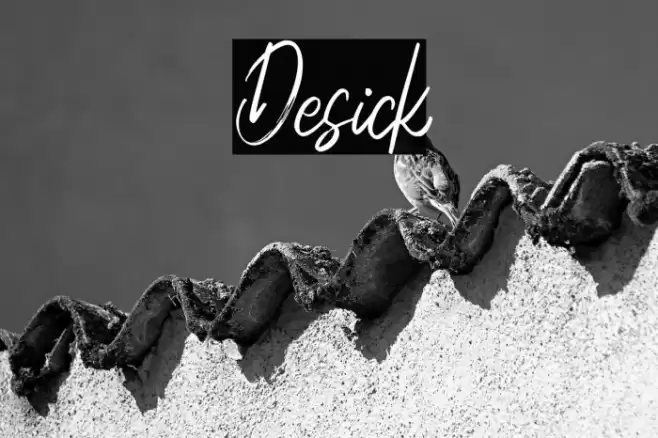 Desick Font examples