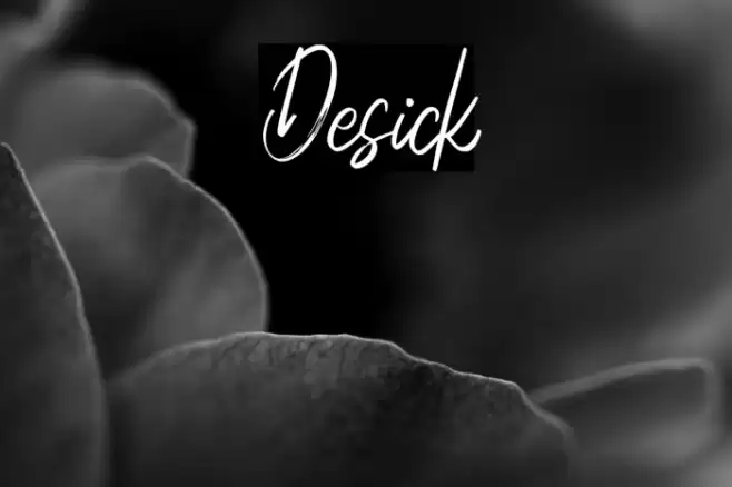 Desick Font examples