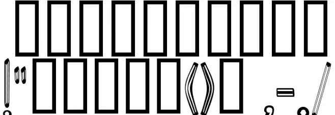 Desiderata-Normal Font OTHER CHARS