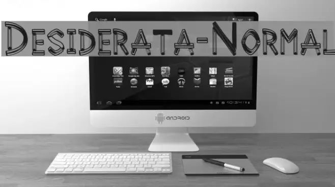 Desiderata-Normal Example 1