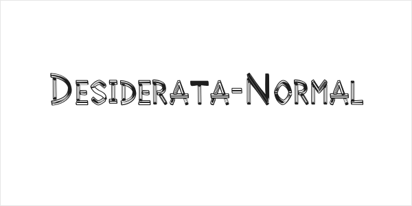 Desiderata-Normal Logo