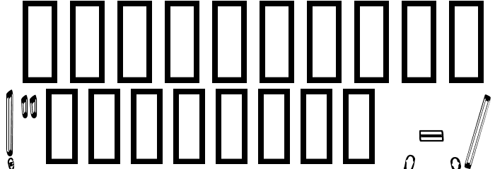 Desiderata-Overwrought Font OTHER CHARS