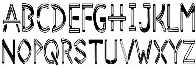 Desiderata-Overwrought Fonte MAIÚSCULAS