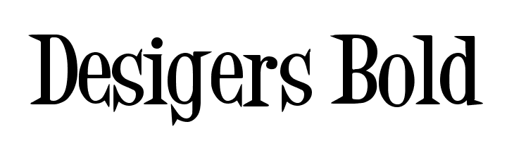 Desigers Bold Font