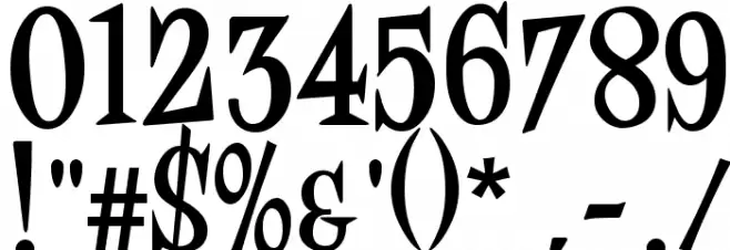 Desigers Bold Font OTHER CHARS