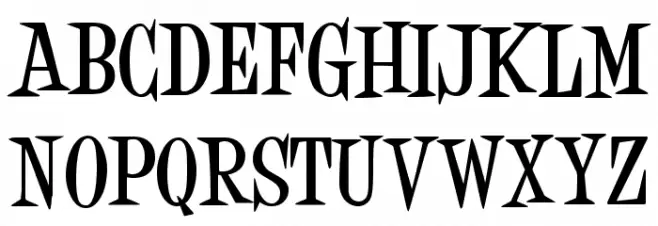 Desigers Bold Font UPPERCASE