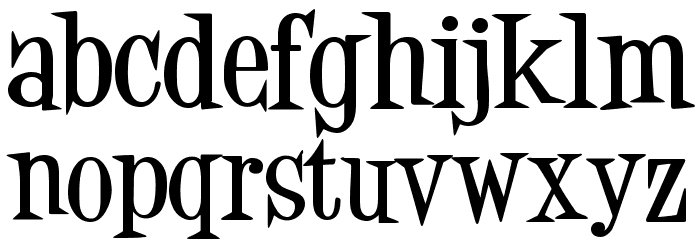 Desigers Bold Font LOWERCASE