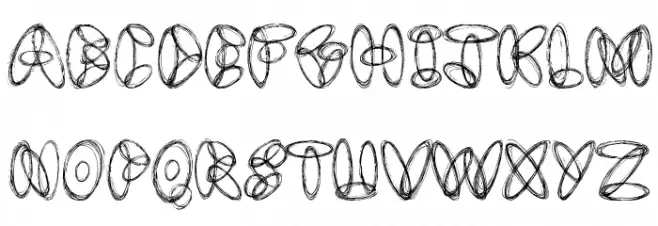 Design Bubble 字体 大写
