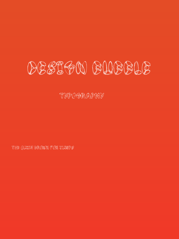 Design Bubble Poster