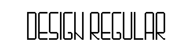 Design#1 Regular  Frei Schriftart Herunterladen