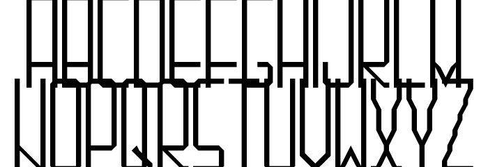 Design#1 Regular Font LOWERCASE