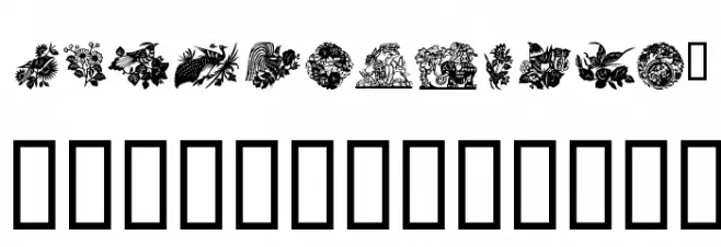 Design1 字体 大写