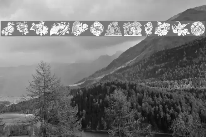 Design1 Font examples