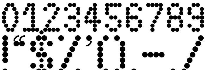 Design#2 Regular Font OTHER CHARS