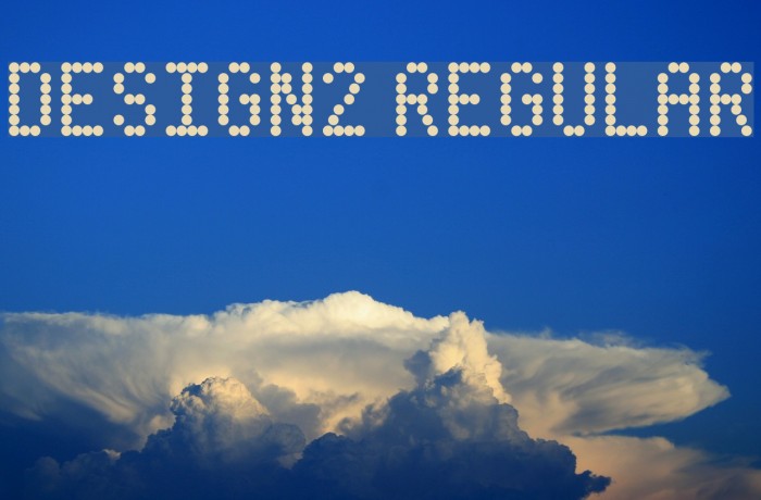 Design#2 Regular Font examples