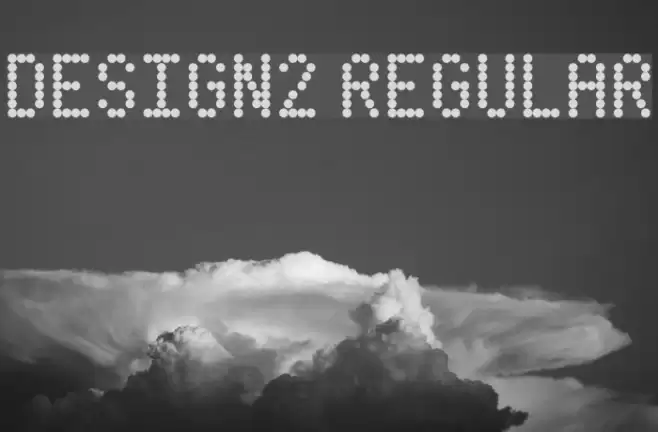 Design#2 Regular Caratteri examples