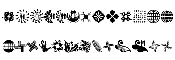 DesignElemente Font LOWERCASE