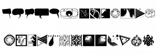 DesignElementsTwo Schriftart Groß