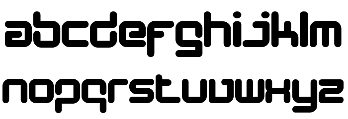 Designer Block Font LOWERCASE