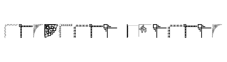 Designer Corners  免费字体下载