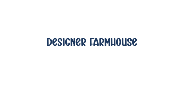 Designer Farmhouse Logo