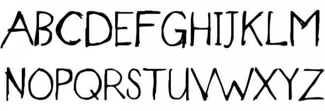 Designer Notes خط أحرف كبيرة