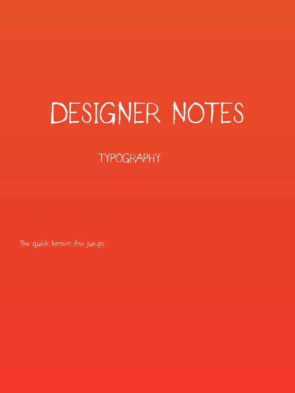 Designer Notes Poster