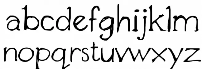 Designer Notes 字体 小写