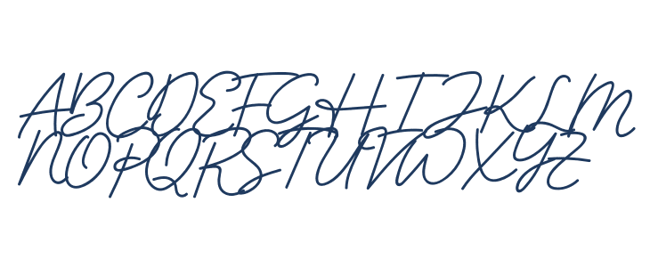 Designer Signature Uppercase