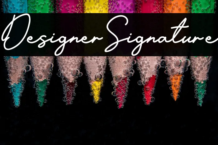 Designer Signature Example 1