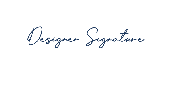 Designer Signature Logo