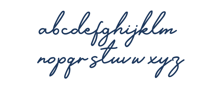 Designer Signature Lowercase
