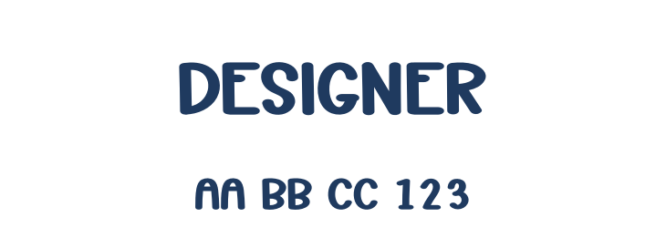 Designer Font Preview