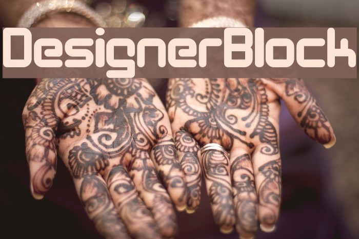 DesignerBlock フォント examples
