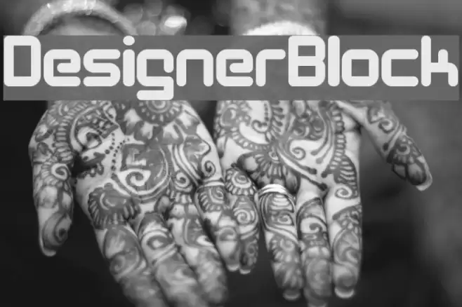 DesignerBlock フォント examples