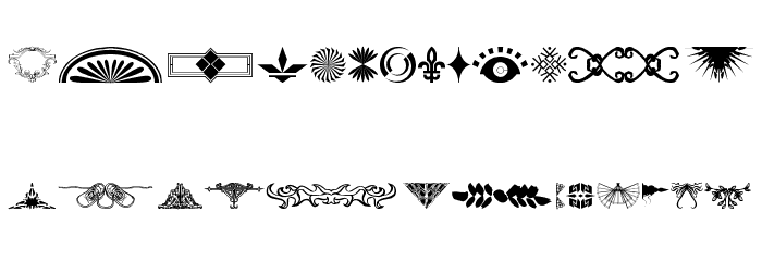 DesignerDing Font LOWERCASE