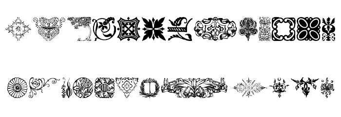 DesignerMotifs Font LOWERCASE