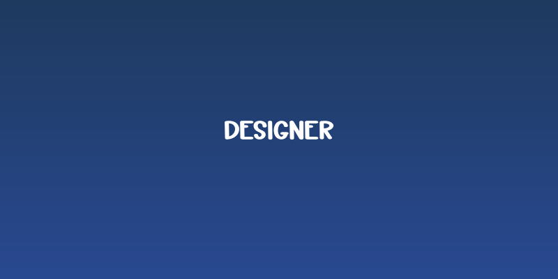 Designer Social Header