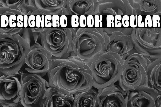 Designero Book Regular Font examples