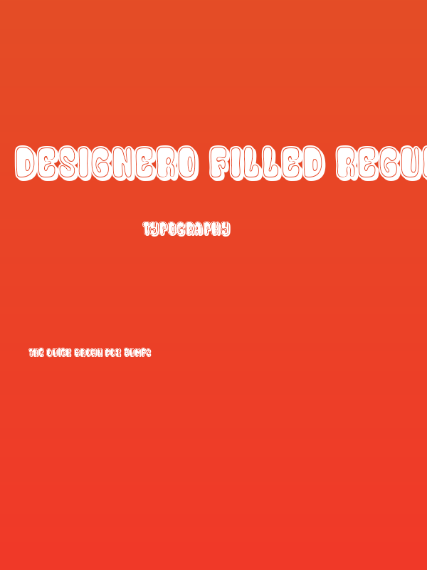 Designero Filled Regular Poster