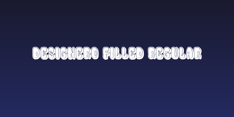 Designero Filled Regular Social Header