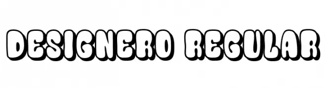 Designero Regular  Fuentes Gratis Descargar