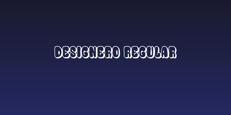 Designero Regular Social Header