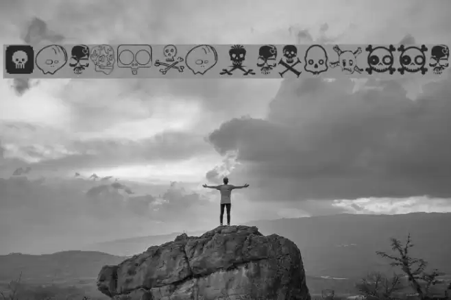 DesignersSkulls Font examples