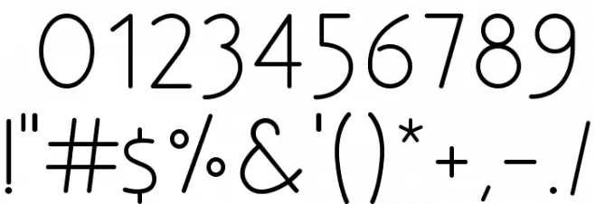 Designio Font OTHER CHARS