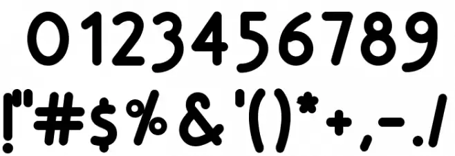 DesignioBold フォント その他の文字