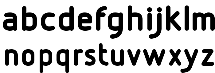 DesignioBold Font LOWERCASE